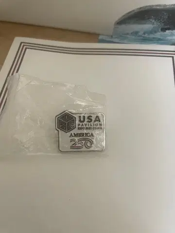 USA Pavilion 미국 독립 250주년 기념 이벤트 핀 배지