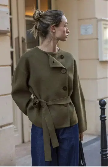 ZARA 벨트 니트 자켓