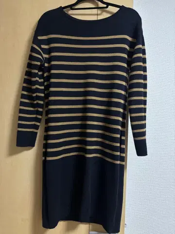 URBAN RESEARCH ROSSO 스트라이프 긴팔 원피스