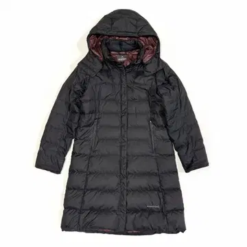 몽벨 트래블 다운 코트 다운 자켓 후드 블랙 M