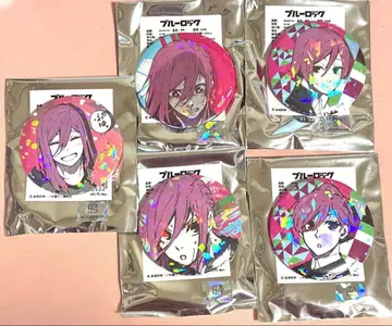 블루 록 홀로그램 캔뱃지 치기리 효마