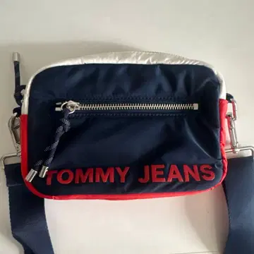 TOMMY JEANS 숄더백 네이비/화이트/레드
