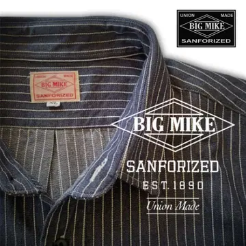 [ 새상품급 ] BIG MIKE(빅마이크) 히코리 스트라이프 워크 셔츠