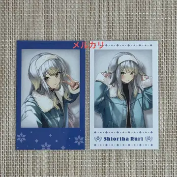 시오하 루리 윈터 데이트 2024 폴라로이드풍 카드 니지산지 2