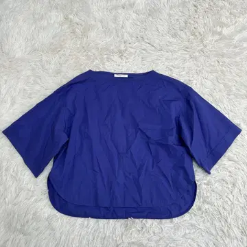 GALERIE VIE 갤러리 비 보트넥 블라우스 블루