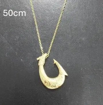 [ 새상품 ] 스테인리스/하와이안/골드/피쉬 후크/낚시 바늘/50cm