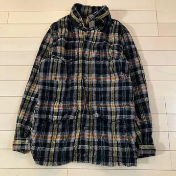 11.11 액츠 오브 페이스 자켓 체크 네이비 1