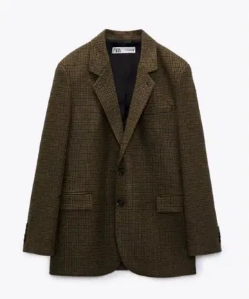 ZARA 울 블렌드 테일러드 자켓
