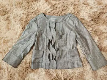 Viaggio Blu 실버 노카라 자켓