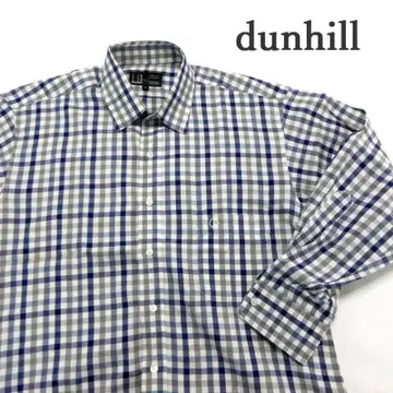MY1669 dunhill 던힐 긴팔 셔츠 체크 무늬 사이즈 38cm