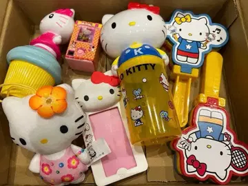 헬로키티 굿즈 묶음 판매 7세트 봉제 인형 마스코트