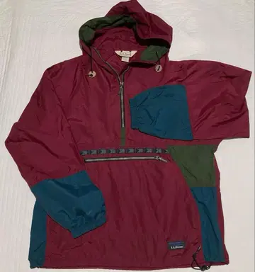 엘엘빈 아노락 후드티 90s 레드 MEDIUM