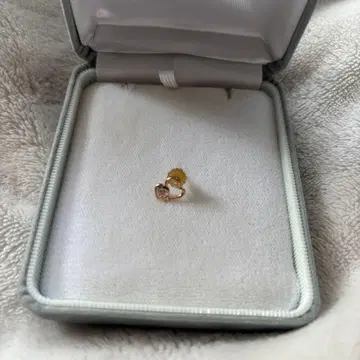 [ 한쪽 귀 ] K10 핑크 골드 귀걸이