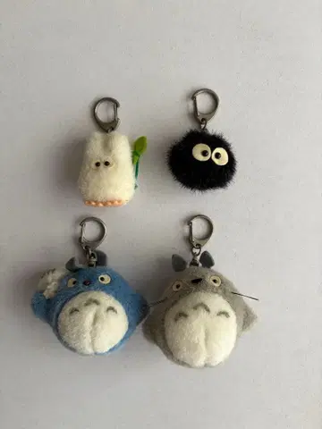 토토로 키링 4개 세트