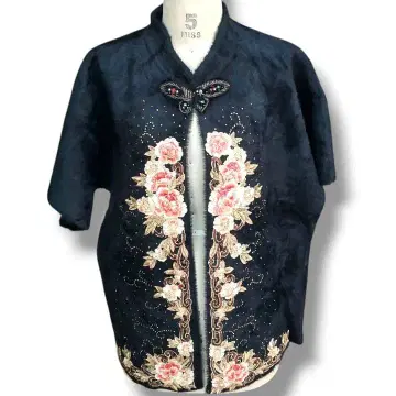 레이스 큐빅 베스트 니트 스웨터 샤기 스탠드 카라 블랙