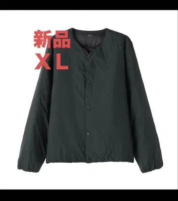 이번 시즌 모델 무인양품 경량 다운 포켓터블 노카라 자켓 신사 XL