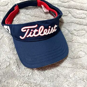 Titleist 바이저 네이비/레드