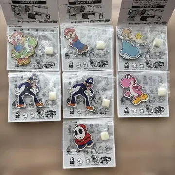 슈퍼 마리오 캐릭터 마그네츠 2 묶음 판매