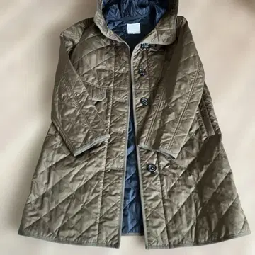 매킨토시 필로소피 퀼팅 코트 자켓 후드 부착
