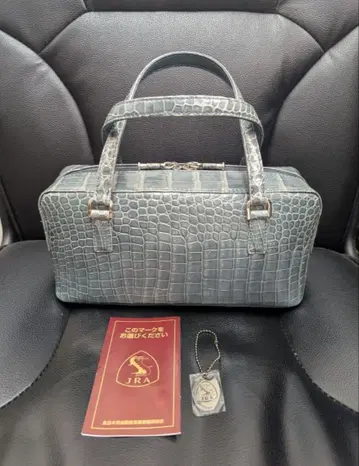 미사용 보관품 yamaguchi 야마구치 크로커다일 핸드백