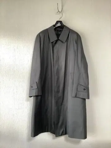 그레이 스텐카라 코트 퀼팅 안쪽