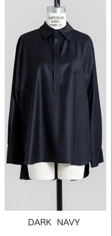 미사용 새상품 deres 19th 셔츠 dark navy