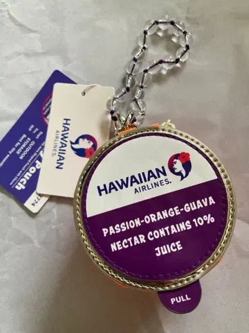 Plaza 하와이안항공 파우치 키체인 덤 포함