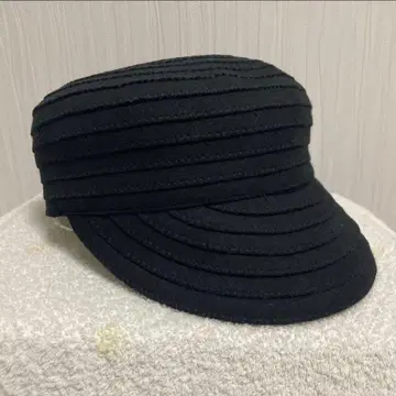 CA4LA 카시라 여성용 울 헌팅 캡 블랙