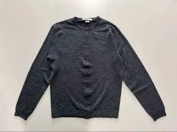 존스메들리 메리노울 크루넥 가디건 그레이 S 영국제