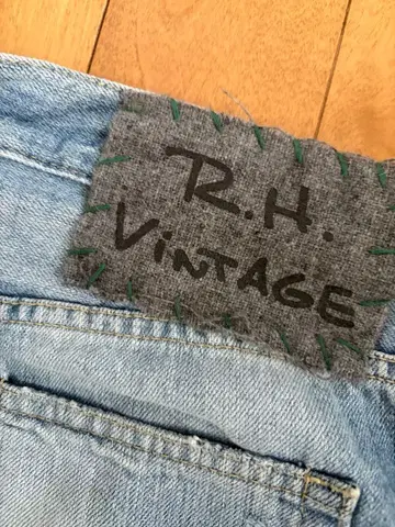 R.H. 빈티지 데미지 스트레이트 데님