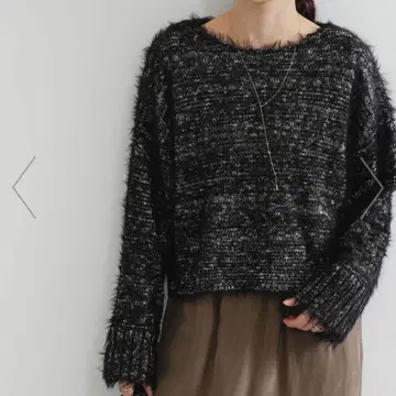 새상품 어반 리서치 라메 믹스 샤기 니트