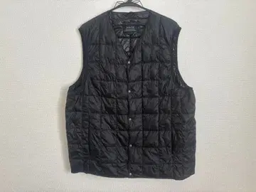 [ 레어 사이즈 ] TAION 블랙 이너 다운 베스트 3XL
