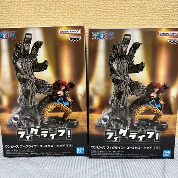 BANDAI 원피스 피규라이프 유스타스 키드 2개 세트