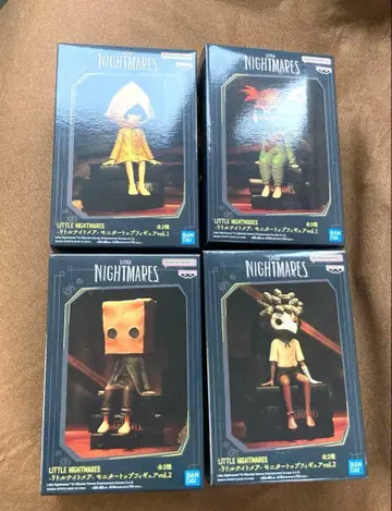 리틀 나이트메어 모니터 탑 피규어 4개 세트