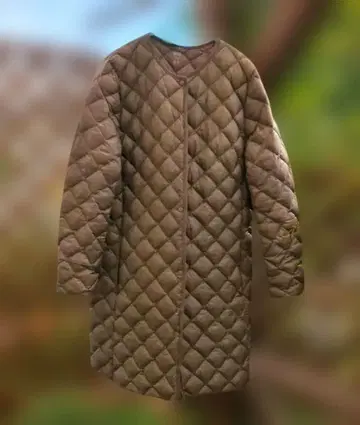 유니클로 퀼팅 롱 코트 XL