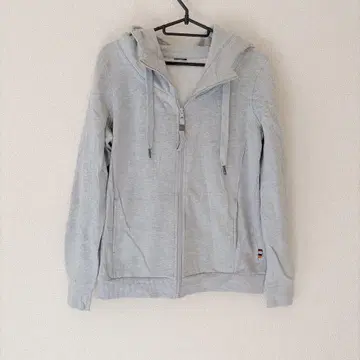 집업 후드티 그레이