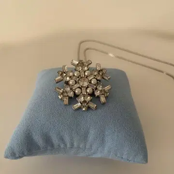 MACKINTOSH 눈꽃송이 브로치 목걸이 포함 JM 로고