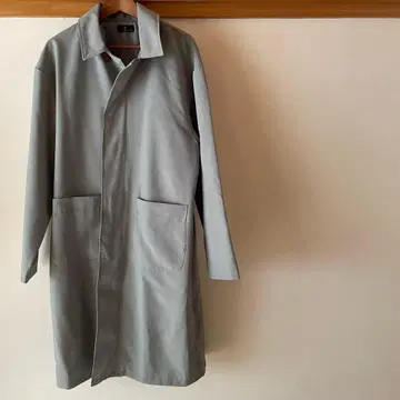 ZIP FIVE 그레이 스텐카라 코트