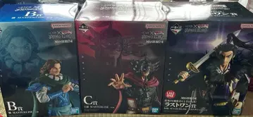 제일복권 춘추전국대전 킹덤 라스트 원, B, C상 피규어 3체 세트