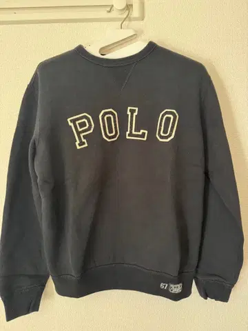 POLO 블랙 크루넥 트레이닝복