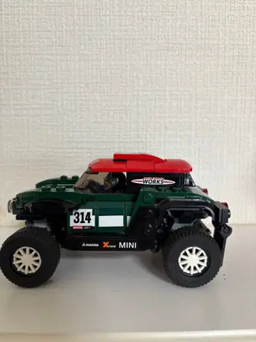 미니 사륜구동 314 넘버 포함 그린/빨간색