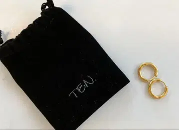 TEN 골드 후프 귀걸이