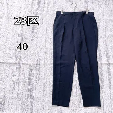 [ 23구 ] 네이비 캐주얼 팬츠 L 사이즈 테이퍼드 y3095