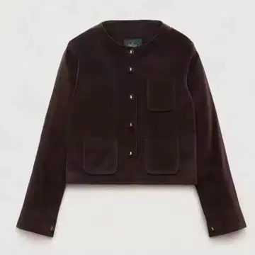 한국 The Barnnet 자켓 아우터 브라운 벨로아 M
