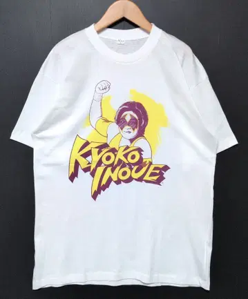 VINTAGE 이노우에 쿄코 프로레슬러 전일본 여자 프로레슬링 T셔츠 L
