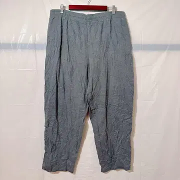 새상품급 Lands' End 그레이 [XL] 와이드 팬츠 하프 팬츠