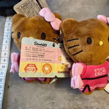 일광화상 헬로키티 키링 브라운 핑크