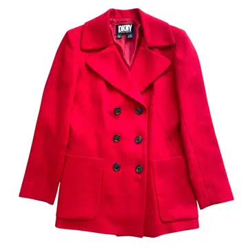 새상품급 DKNY 더블 울 자켓 빅 사이즈 레드