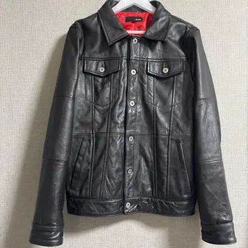 RUBIK / 루빅 천연 가죽 자켓 블랙 L 사이즈