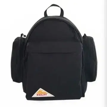 켈티 백팩 백팩 사이드 포켓 와이드 데이팩 블랙 블랙